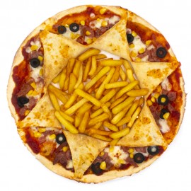 Пицца Американо с картофелем фри
