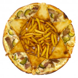 Пицца Моника с картофелем фри